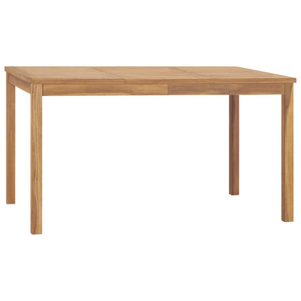 7-delad trädgårdsmatgrupp 140x80 cm massiv teak