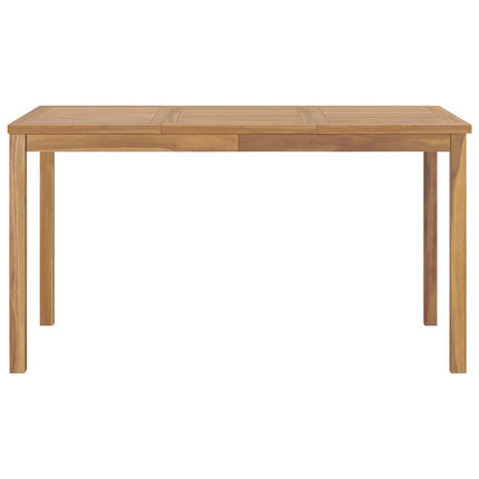 7-delad trädgårdsmatgrupp 140x80 cm massiv teak