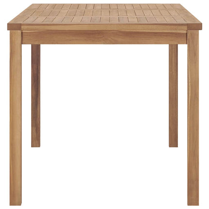 7-delad trädgårdsmatgrupp 140x80 cm massiv teak