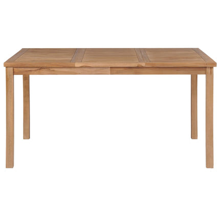 5-delad trädgårdsmatgrupp 150x90 cm massiv teak