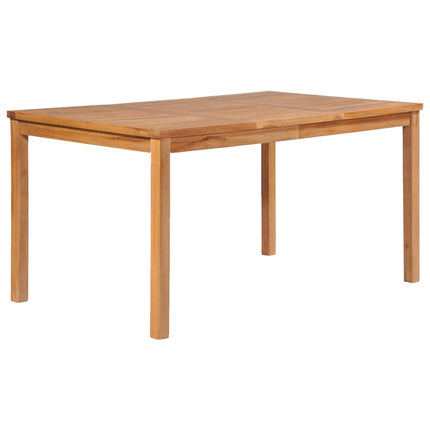 5-delad trädgårdsmatgrupp 150x90 cm massiv teak