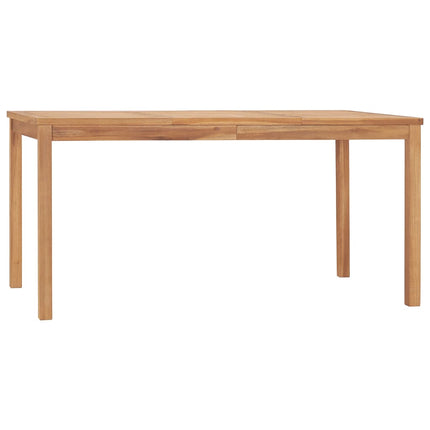 5-delad trädgårdsmatgrupp 160x80 cm massiv teak