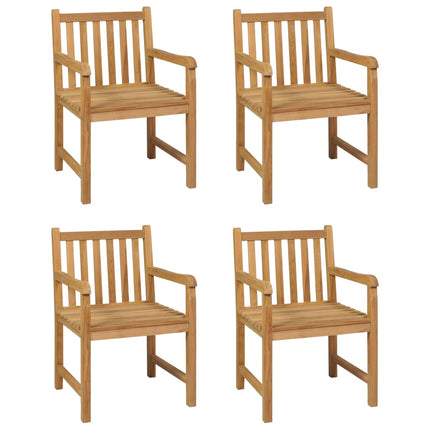 5-delad trädgårdsmatgrupp 160x80 cm massiv teak