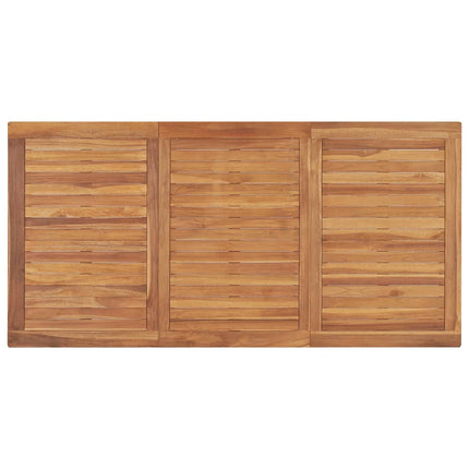 5-delad trädgårdsmatgrupp 160x80 cm massiv teak