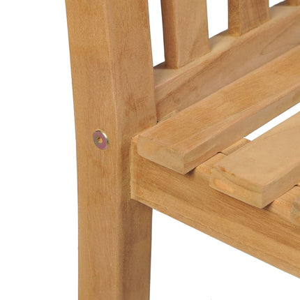 7-delad trädgårdsmatgrupp 180x90 cm massiv teak