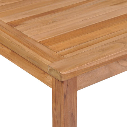 7-delad trädgårdsmatgrupp 200x100 cm massiv teak