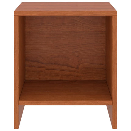 Sängbord 2 st honungsbrun 35x30x40 cm massiv furu