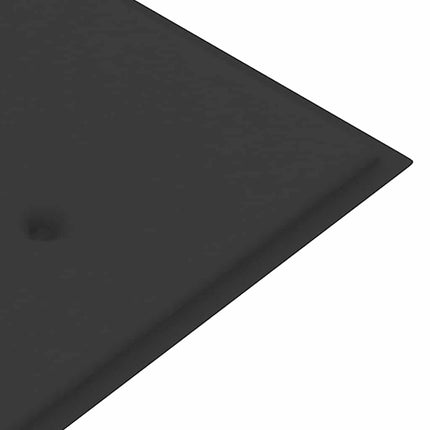 Trädgårdsbänk 2-sits med dyna 120 cm massivt eukalyptusträ