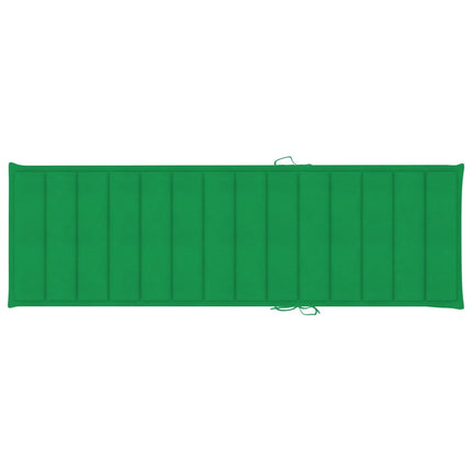 Solsäng med dyna massivt akaciaträ