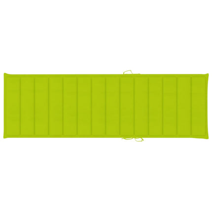 Solsäng med dyna massivt akaciaträ