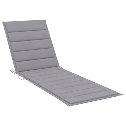 Solsäng med dyna bambu
