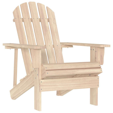 Adirondackstol massivt granträ