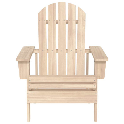 Adirondackstol massivt granträ