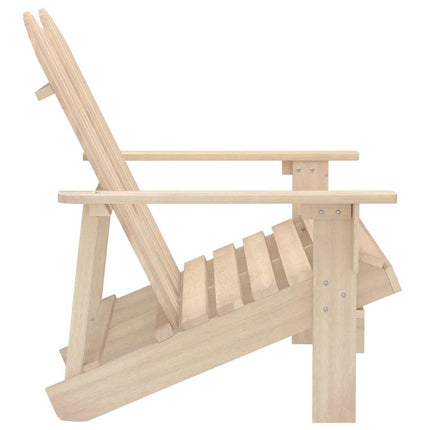 Adirondackstol 2-sits massivt granträ