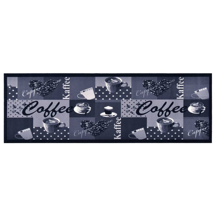 Köksmatta maskintvättbar kaffe blå 60x180 cm