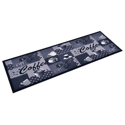 Köksmatta maskintvättbar kaffe blå 60x180 cm