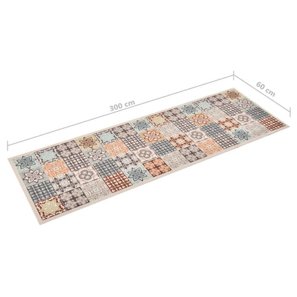 Köksmatta maskintvättbar mosaik 60x300 cm