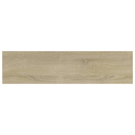 Hyllplan 4 st sonoma-ek 40x10x1,5 cm konstruerat trä