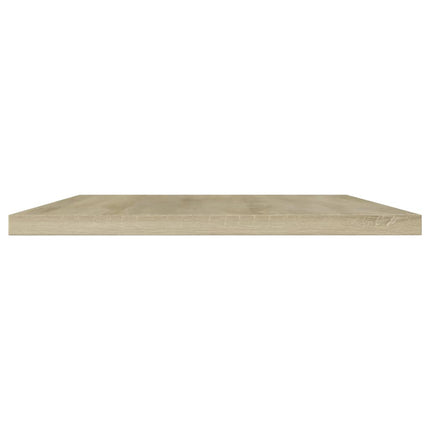 Hyllplan 8 st sonoma-ek 40x30x1,5 cm konstruerat trä