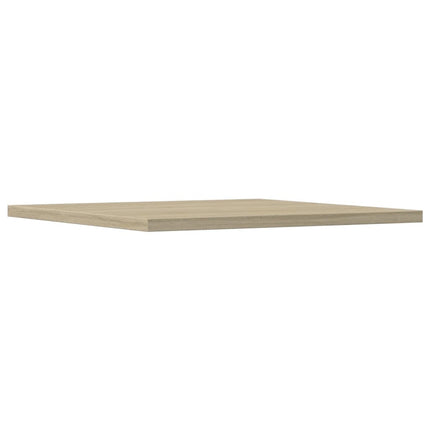 Hyllplan 4 st sonoma-ek 40x40x1,5 cm konstruerat trä