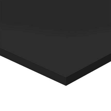 Hyllplan 8 st svart högglans 40x40x1,5 cm konstruerat trä