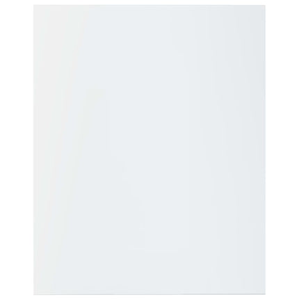 Hyllplan 8 st vit högglans 40x50x1,5 cm konstruerat trä