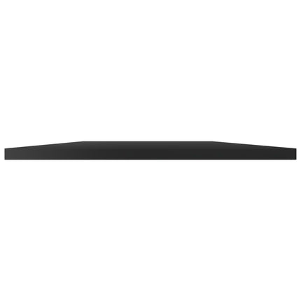 Hyllplan 8 st svart högglans 40x50x1,5 cm konstruerat trä