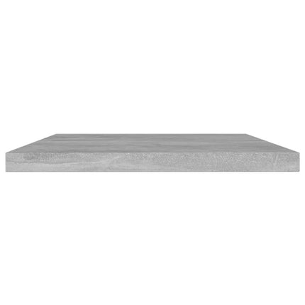 Hyllplan 4 st betonggrå 60x10x1,5 cm konstruerat trä