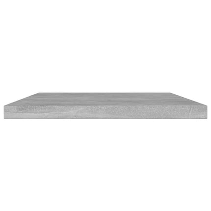 Hyllplan 8 st betonggrå 60x10x1,5 cm konstruerat trä
