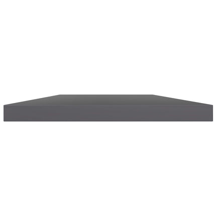 Hyllplan 4 st grå högglans 60x10x1,5 cm konstruerat trä