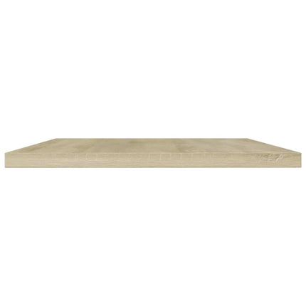 Hyllplan 4 st sonoma-ek 60x40x1,5 cm konstruerat trä