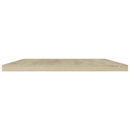Hyllplan 8 st sonoma-ek 60x40x1,5 cm konstruerat trä