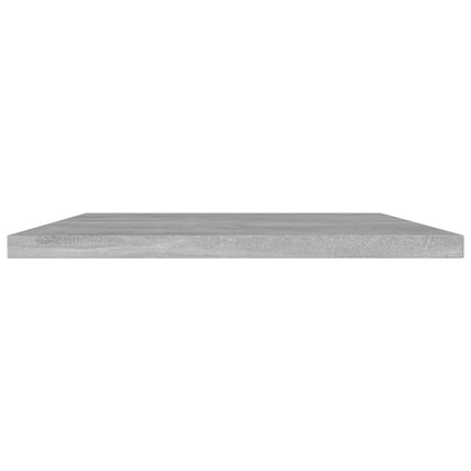 Hyllplan 4 st betonggrå 60x40x1,5 cm konstruerat trä