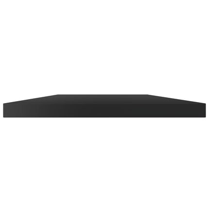 Hyllplan 8 st svart högglans 60x40x1,5 cm konstruerat trä