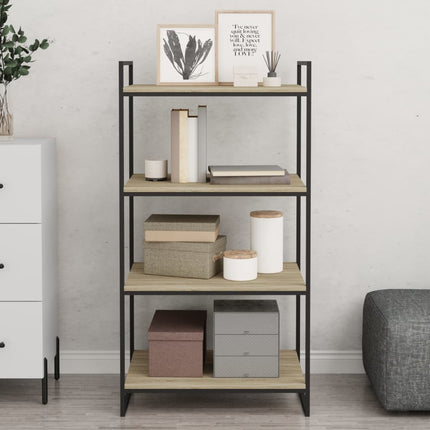 Hyllplan 8 st sonoma-ek 60x50x1,5 cm konstruerat trä