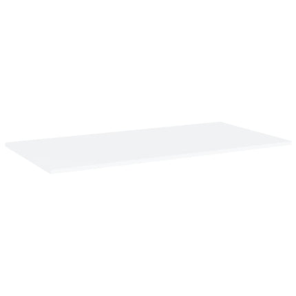 Hyllplan 4 st vit 80x20x1,5 cm konstruerat trä