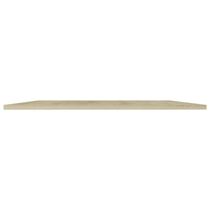 Hyllplan 4 st sonoma-ek 80x20x1,5 cm konstruerat trä