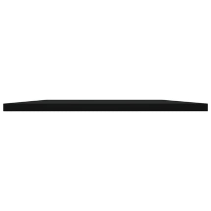 Hyllplan 8 st svart 80x40x1,5 cm konstruerat trä