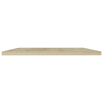 Hyllplan 4 st sonoma-ek 80x40x1,5 cm konstruerat trä