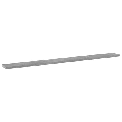 Hyllplan 4 st betonggrå 100x10x1,5 cm konstruerat trä