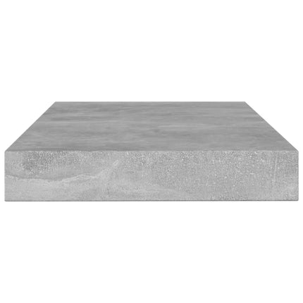 Hyllplan 4 st betonggrå 100x10x1,5 cm konstruerat trä