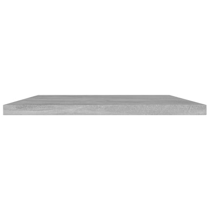 Hyllplan 4 st betonggrå 100x20x1,5 cm konstruerat trä