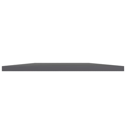 Hyllplan 4 st grå högglans 100x40x1,5 cm konstruerat trä