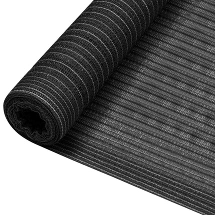 Insynsskyddsnät antracit 2x10 m HDPE 150 g/m²