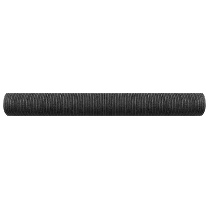 Insynsskyddsnät antracit 1,2x10 m HDPE 195 g/m²