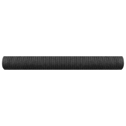 Insynsskyddsnät antracit 1,5x25 m HDPE 195 g/m²