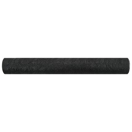 Insynsskyddsnät svart 1,2x10 m HDPE 75 g/m²