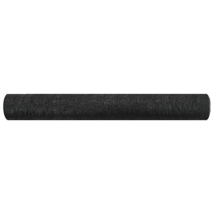 Insynsskyddsnät svart 1,8x25 m HDPE 75 g/m²