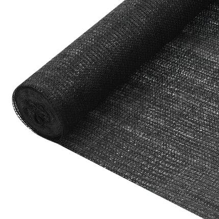 Insynsskyddsnät svart 2x50 m HDPE 75 g/m²