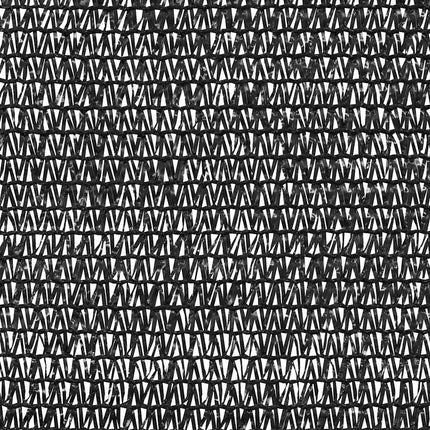 Insynsskyddsnät svart 3,6x50 m HDPE 75 g/m²